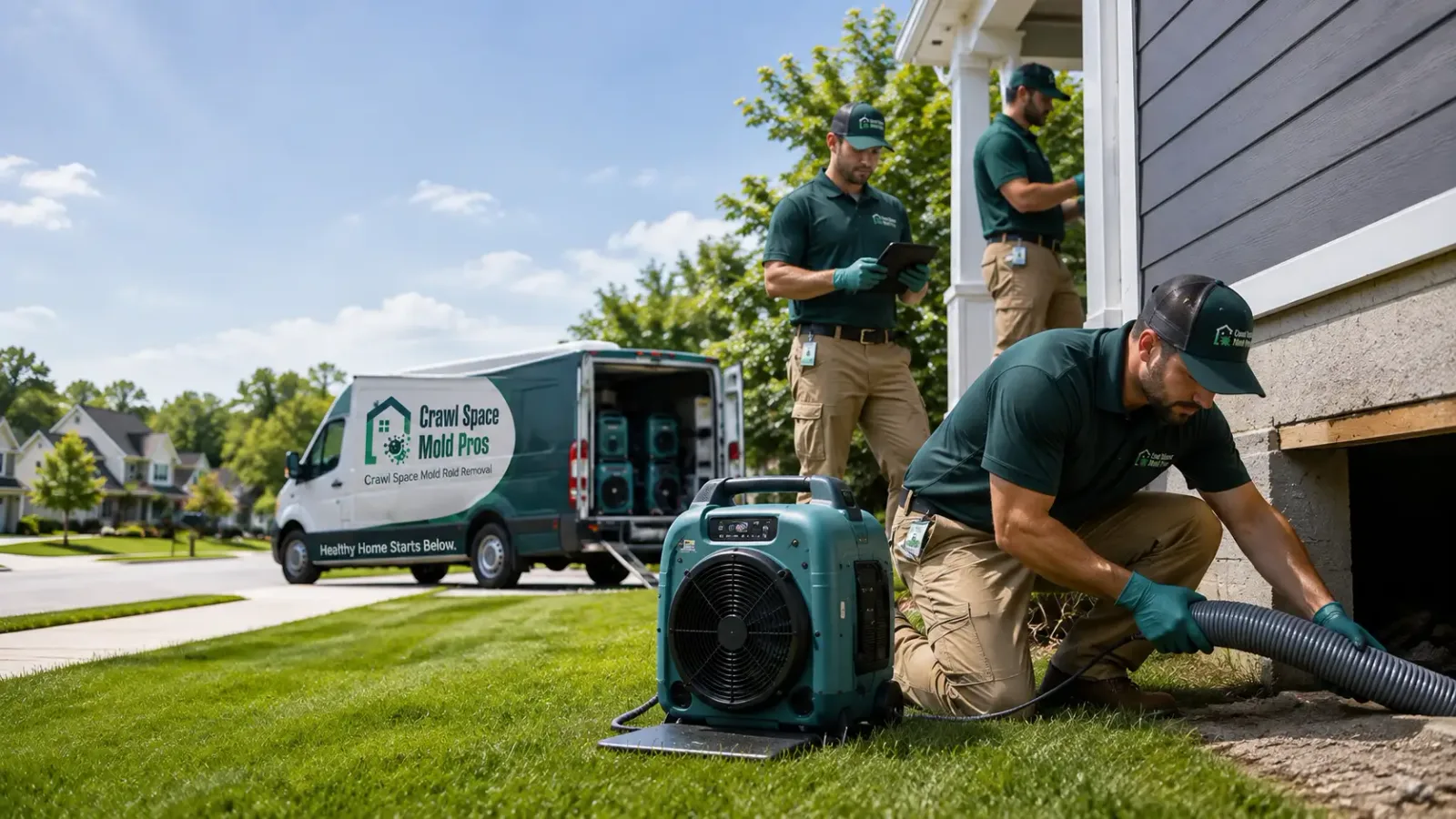 Crawl Space Mold Removal in Mcdonough, NY